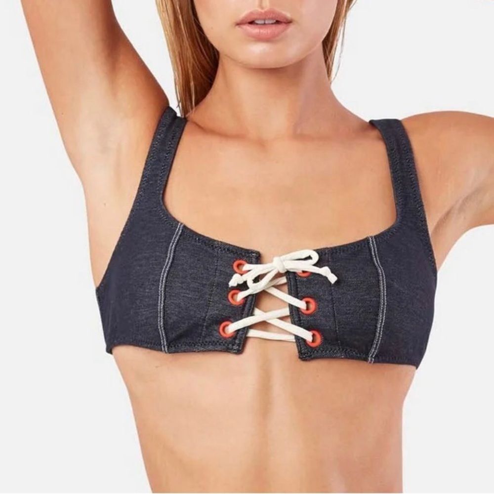 SOLID & STRIPED isabella bikini Festival‎ top Resort Vacation size X-Large